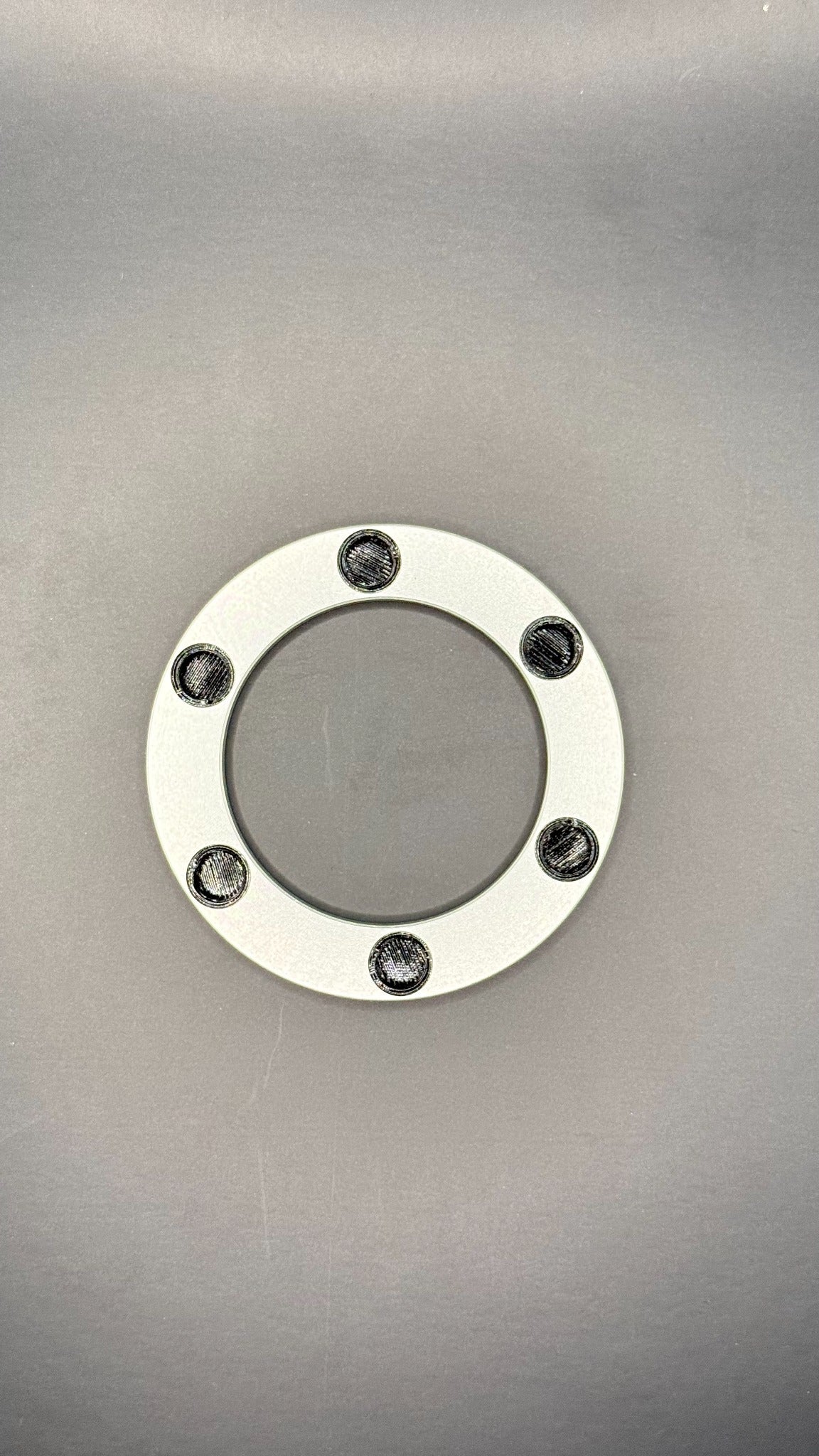 Nardi Torino Classic Ring — silver with rubber washers